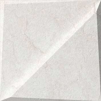 Декоративные элементы Vives Omicron Zante Blanco, цвет белый, поверхность матовая, квадрат, 125x125