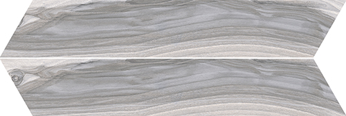 Керамогранит La Fabbrica Kauri Chevron Nelson 75311, цвет серый, поверхность матовая, шеврон, 75x407