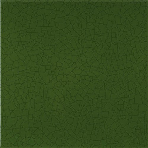 Керамическая плитка Glazurker Catalonia Craquele Dark Green, цвет зелёный тёмный, поверхность глянцевая, квадрат, 200x200