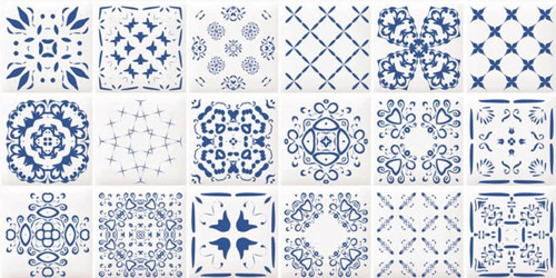 Декоративные элементы Dual Gres Feel Decor Perth, цвет голубой, поверхность матовая, прямоугольник, 300x600