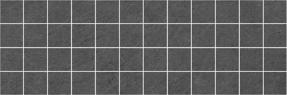 Декоративные элементы Laparet Story Декор мозаичный чёрный MM60094, цвет чёрный, поверхность матовая, прямоугольник, 200x600