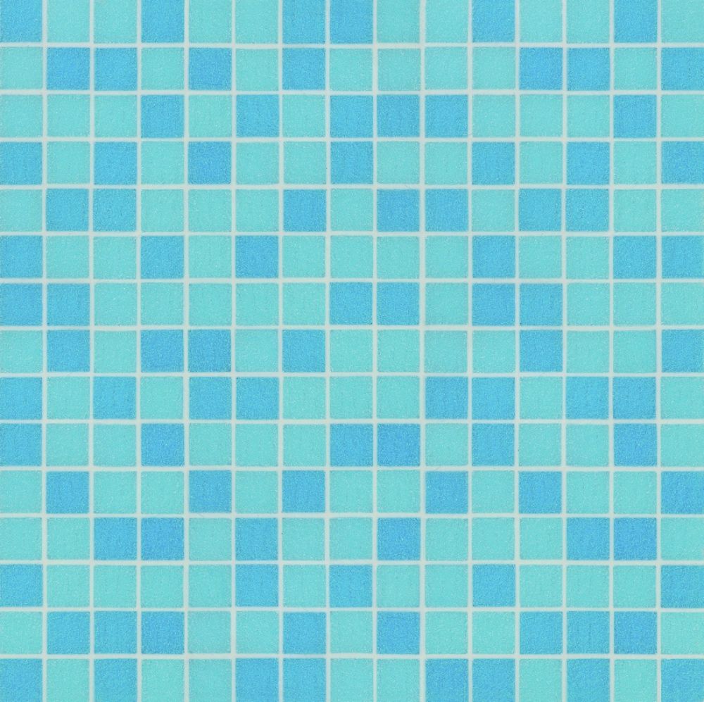 Мозаика Bisazza Miscele Menorca, цвет голубой, поверхность глянцевая, квадрат, 322x322
