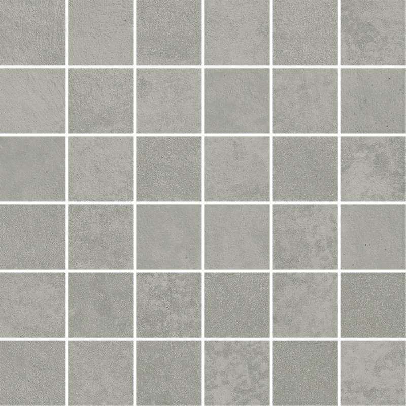Мозаика Italon Terraviva Grey Mosaico 610110000624, цвет серый, поверхность матовая, квадрат, 300x300