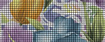 Декоративные элементы Ceradim Fantasy Dec Pixie Panno B, цвет разноцветный, поверхность глянцевая, прямоугольник, 200x500