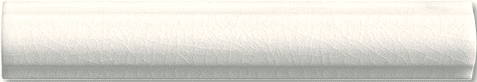 Бордюры Adex Earth Barra Relieve Navajo White ADNT5010, цвет белый, поверхность матовая, прямоугольник, 25x150