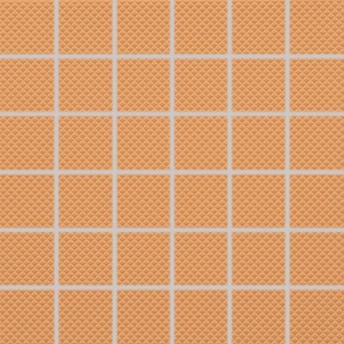 Мозаика Rako Pool GRS05650 (5x5), цвет оранжевый, поверхность структурированная, квадрат, 300x300