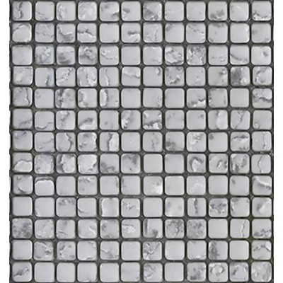 Мозаика  Square White Grey Light Grey Nat JS0808FX-YH101, цвет серый, поверхность натуральная, квадрат, 300x300