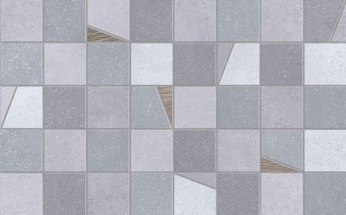 Мозаика Creto Misty Mosaic Mix 04-01-1-09-05-06-2840-2, цвет серый коричневый бежевый, поверхность матовая, прямоугольник, 250x400