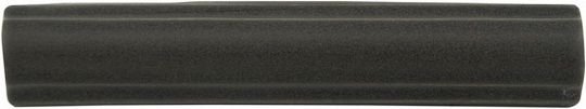 Бордюры Adex ADNT5006 Barra Relieve Charcoal, цвет чёрный, поверхность матовая, прямоугольник, 25x150