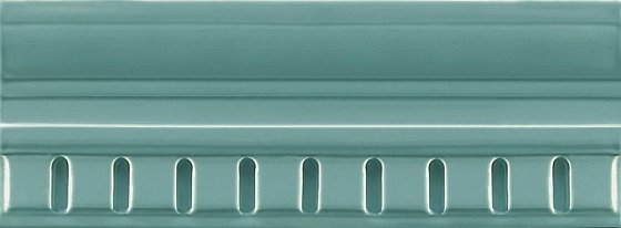 Бордюры Grazia Formae Fidia Mist FI8, цвет зелёный, поверхность глянцевая, прямоугольник, 100x200