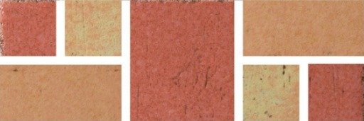 Бордюры Cinca Cotto d' Albe Orange/Red Medieval 2056/212, цвет терракотовый, поверхность матовая, прямоугольник, 80x240
