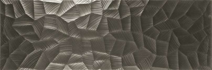 Керамогранит Baldocer Lux Metalic, цвет чёрный, поверхность глянцевая рельефная, прямоугольник, 400x1200