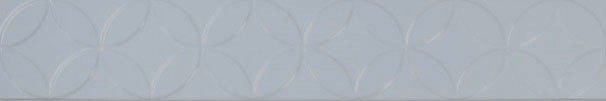 Декоративные элементы Heralgi Hampton Dec Nickel, цвет серый, поверхность глянцевая, прямоугольник, 100x600