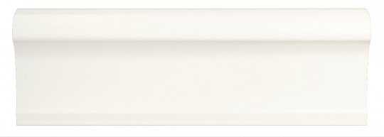 Бордюры Dune Listel Atelier White Matt 226801, цвет белый, поверхность матовая, прямоугольник, 50x150