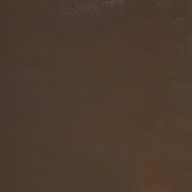 Керамогранит Kerlite Metal Corten (Толщина 5.5 мм), цвет коричневый тёмный, поверхность матовая, квадрат, 1000x1000