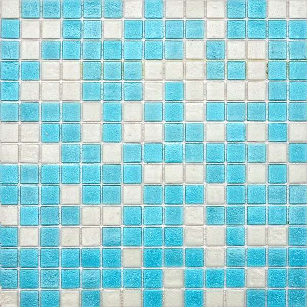 Мозаика JNJ Mosaic Mixed Colored 05A03A10A, цвет голубой, поверхность глянцевая, квадрат, 327x327