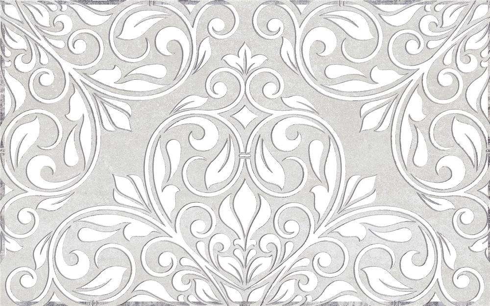 Декоративные элементы Gracia Ceramica Персиан Сер Декор 01, цвет серый, поверхность матовая, прямоугольник, 250x400