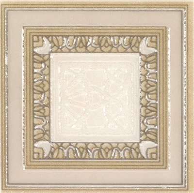 Вставки Grespania Palace Ambras 2 Beige, цвет бежевый, поверхность полированная, квадрат, 96x96