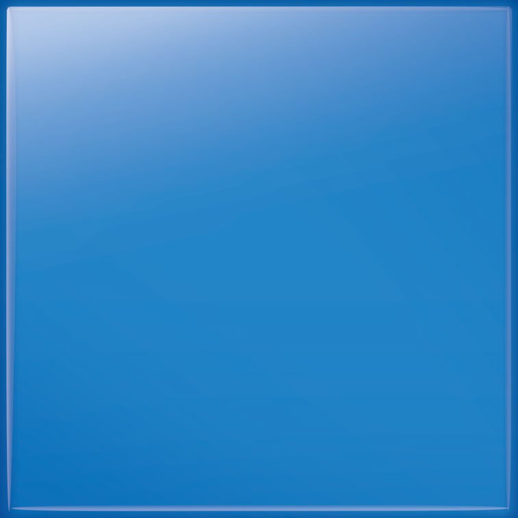 Керамическая плитка Tubadzin Pastel Niebieski, цвет синий, поверхность глянцевая, квадрат, 200x200