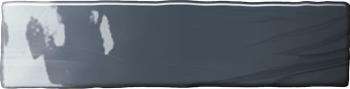 Керамическая плитка Ibero Cromat-One Colonial Navy 78798288, цвет чёрный, поверхность глянцевая, прямоугольник, 75x300