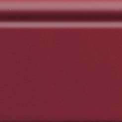 Бордюры Ce.Si Metro Battiscopa Granato, цвет бордовый, поверхность глянцевая, квадрат, 150x150