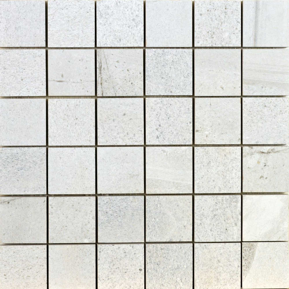 Мозаика Fanal Velvet Blanco Lap, цвет серый, поверхность лаппатированная, квадрат, 300x300