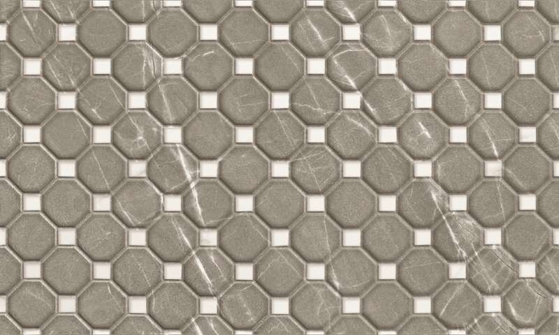 Керамическая плитка Gracia Ceramica Elegance Grey Wall 04, цвет серый, поверхность матовая, прямоугольник, 300x500