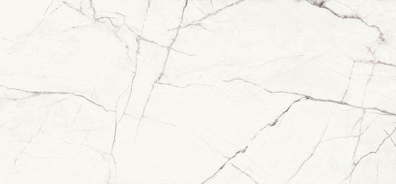 Широкоформатный керамогранит Imola The Room Statuario Vena Piccola Nt STA VP6 278 RM, цвет белый, поверхность натуральная, прямоугольник, 1200x2780