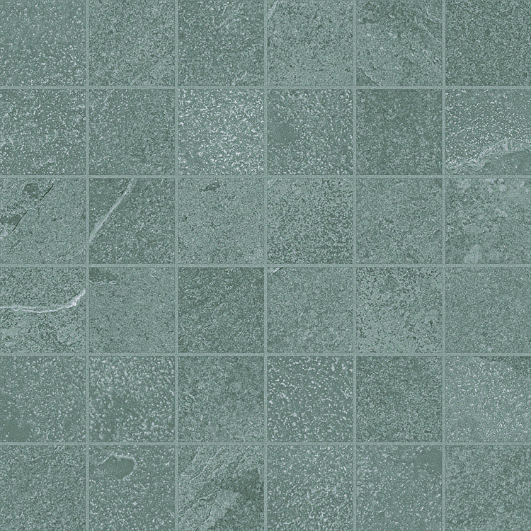 Мозаика Italon Materia Carbonio Mosaico 610110000252, цвет серый, поверхность патинированная, квадрат, 300x300