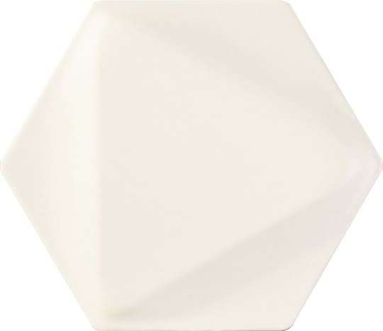 Керамическая плитка Dune Shapes 5 London White 188077, цвет белый, поверхность сатинированная, шестиугольник, 160x180