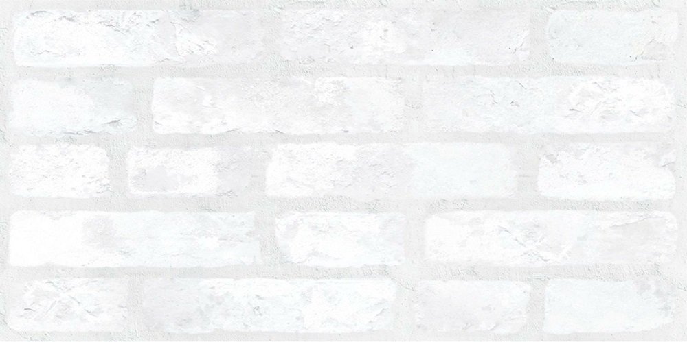 Керамическая плитка Laparet Loft Керамогранит белый, цвет белый, поверхность матовая, под кирпич, 300x600