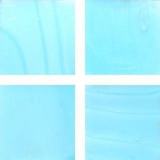 Мозаика Irida Nuance 15.S52(1), цвет бирюзовый, поверхность глянцевая, квадрат, 327x327