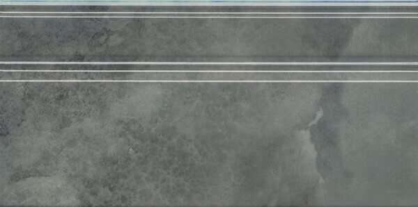 Бордюры Kerama Marazzi Джардини Плинтус Серый Темный FME010R, цвет серый, поверхность глянцевая, прямоугольник, 200x400