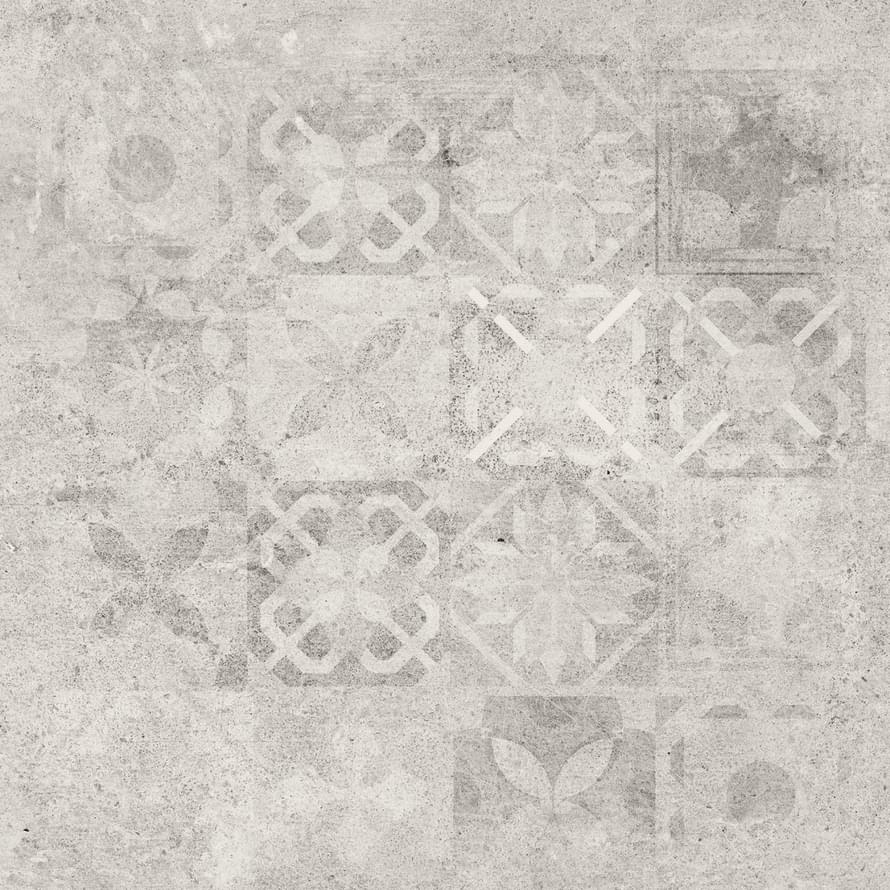 Декоративные элементы Cerrad Softcement Decor White Patchwork Poler, цвет серый, поверхность полированная, квадрат, 597x597