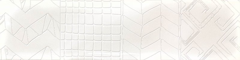 Керамическая плитка Cifre Alchimia Decor Glaciar, цвет белый, поверхность глянцевая, прямоугольник, 75x300