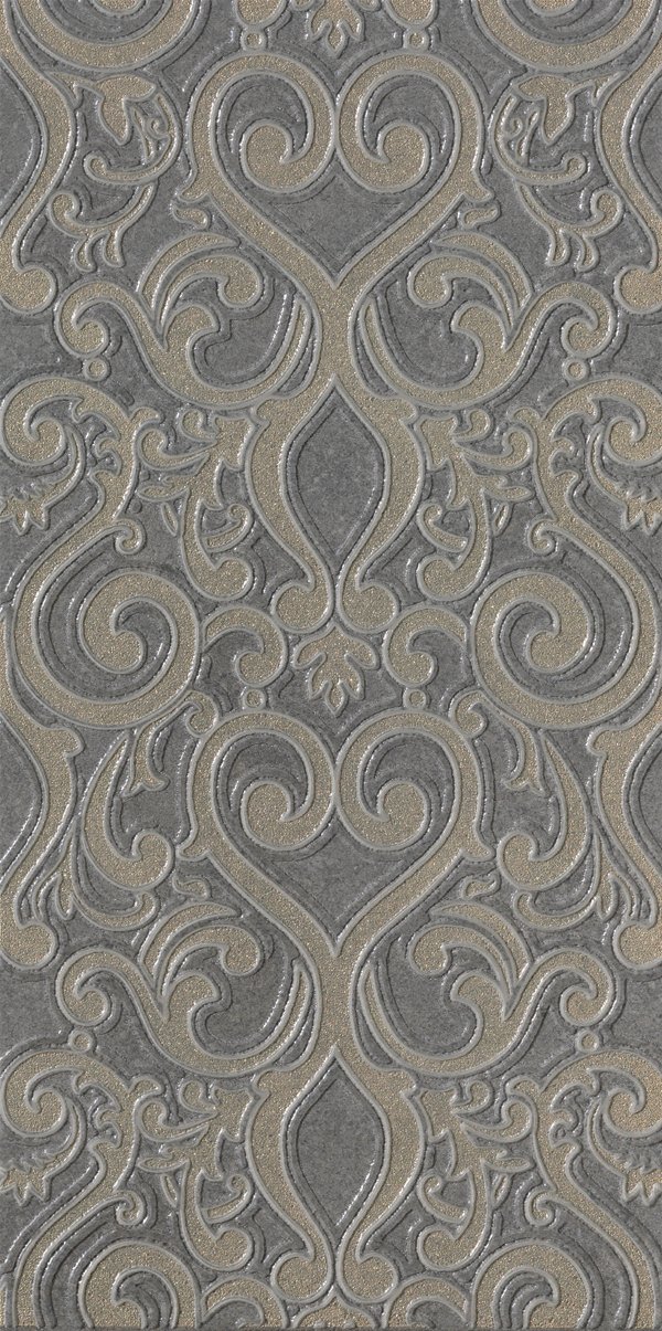 Декоративные элементы Cisa Evoluzione Versaill Moka, цвет коричневый, поверхность матовая, прямоугольник, 300x600