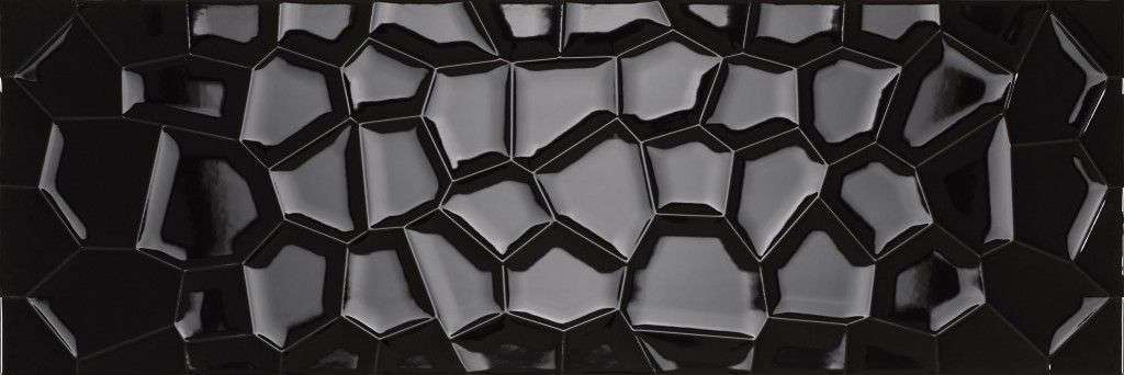 Декоративные элементы Undefasa Colorgloss Negro Honey, цвет чёрный, поверхность глянцевая, прямоугольник, 250x750