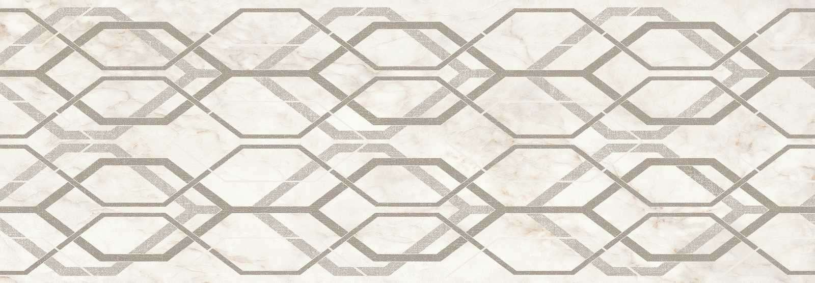 Декоративные элементы Marazzi Italy Marbleplay Decoro Net Calacatta M4Q1, цвет бежевый, поверхность матовая, прямоугольник, 300x900