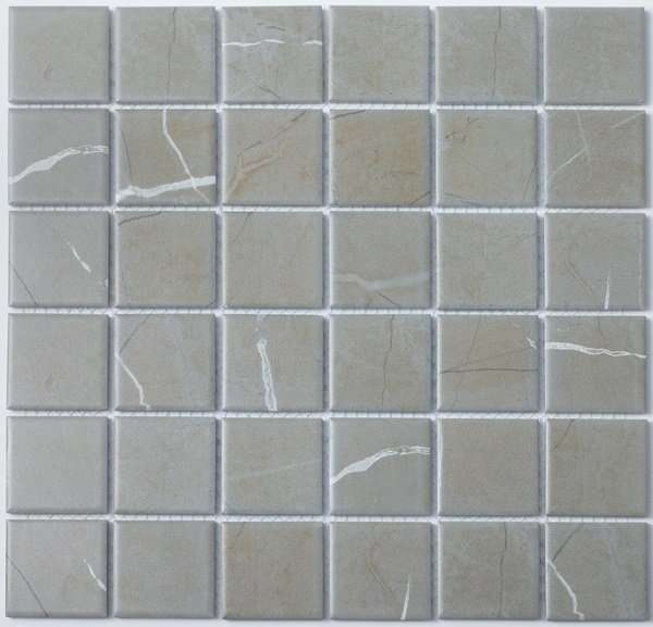 Мозаика NS Mosaic P-508, цвет серый, поверхность матовая, квадрат, 306x306
