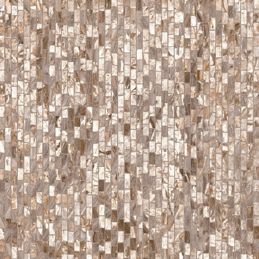 Керамическая плитка Axima Венеция Мозаика Бежевый Люкс, цвет бежевый, поверхность глянцевая, квадрат, 400x400