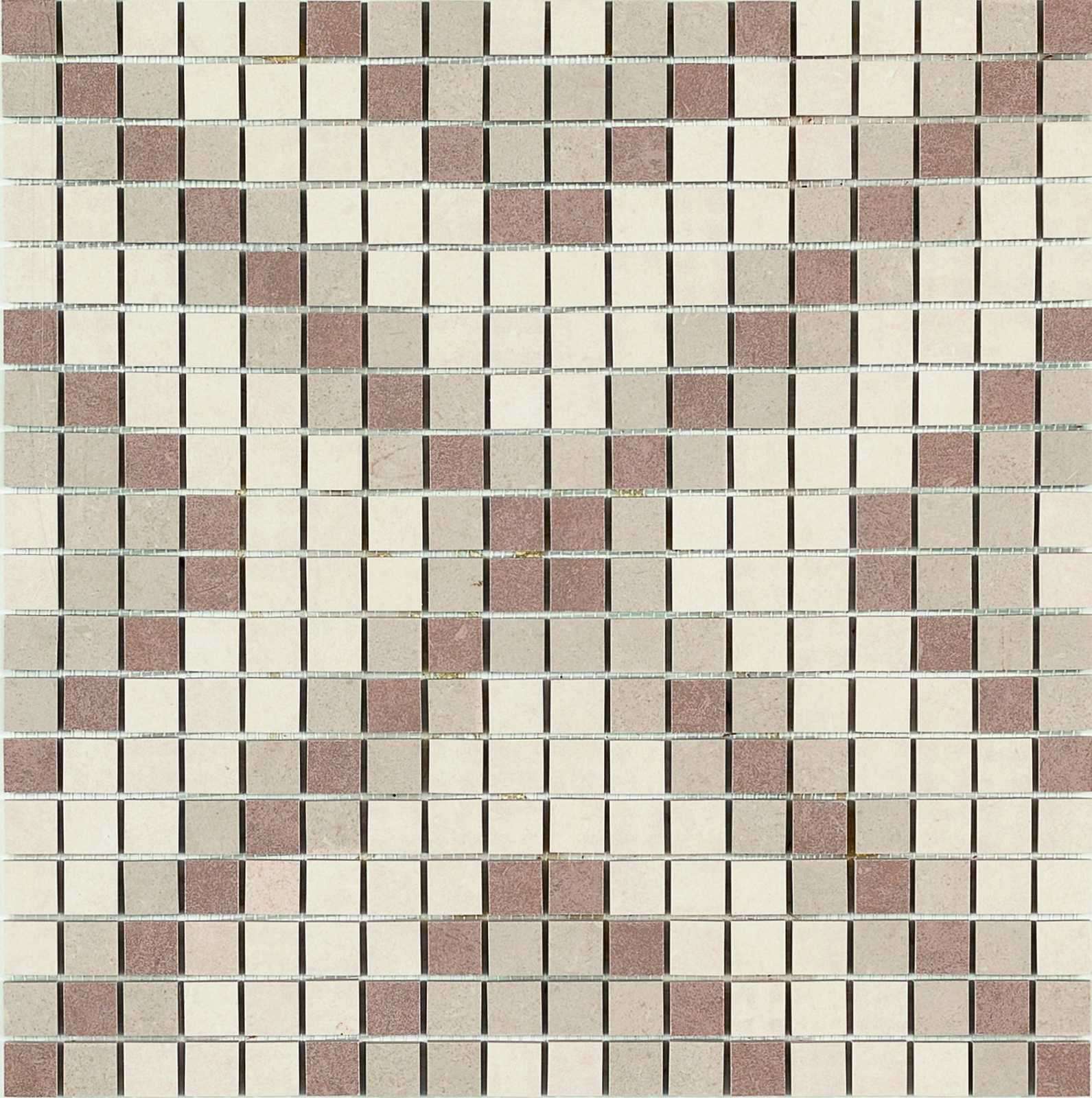 Мозаика Marazzi Italy Stone_Art Decor Mosaico M09V, цвет бежевый, поверхность матовая, квадрат, 400x400