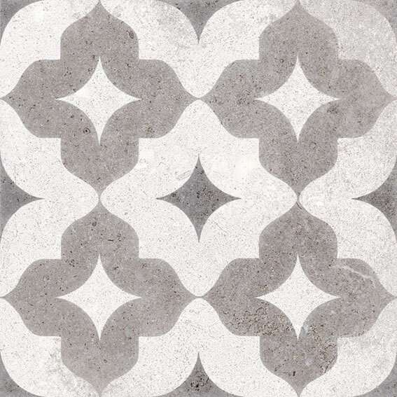 Декоративные элементы Vives Nassau Berkane Multicolor, цвет серый, поверхность матовая, квадрат, 200x200