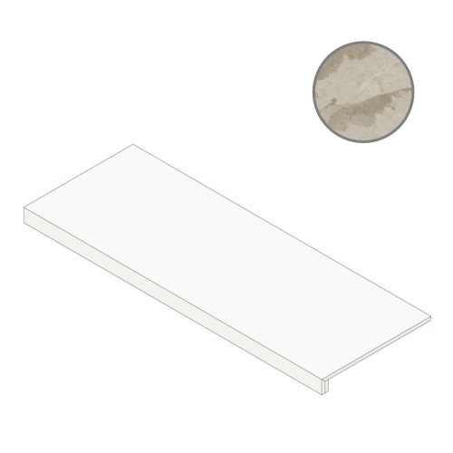 Ступени Fap Kamu White Scalino fPGH, цвет белый, поверхность полированная, прямоугольник, 330x900