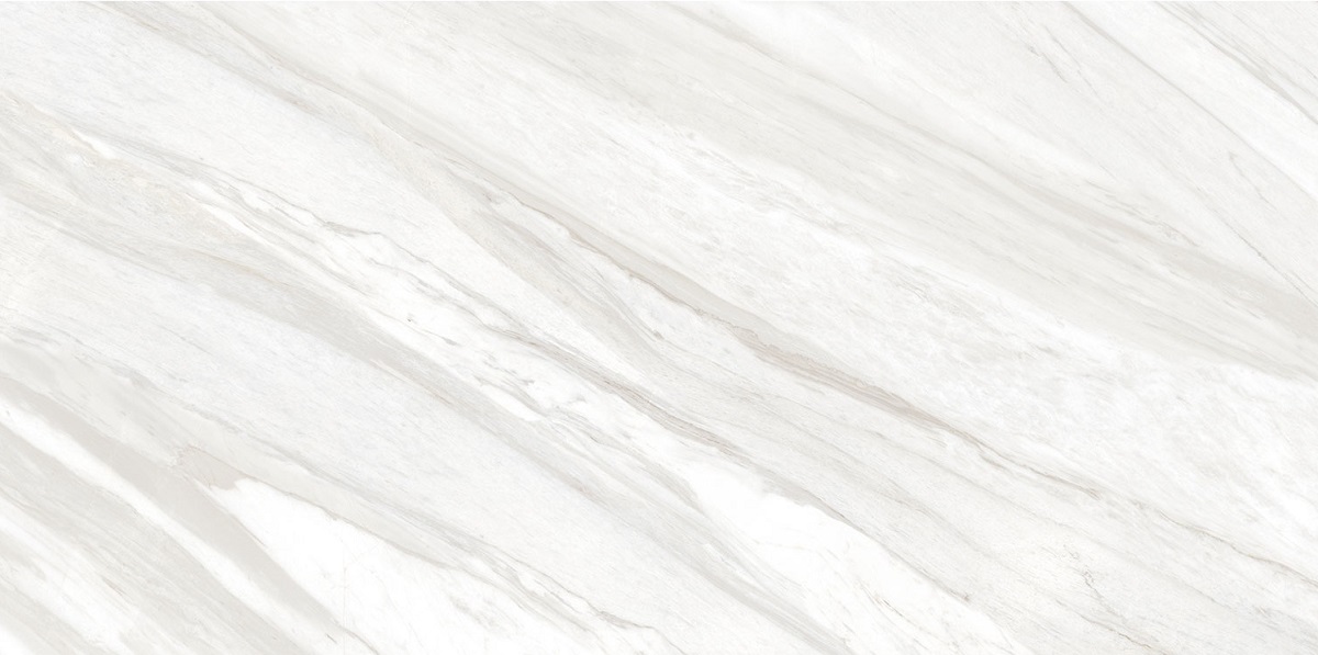 Керамогранит Staro Luxor Bianco Venato Polished, цвет белый серый, поверхность полированная, прямоугольник, 600x1200