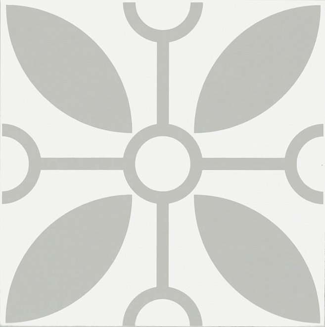 Декоративные элементы Kerama Marazzi Декор Ателье NT\A248\5009, цвет чёрно-белый, поверхность матовая, квадрат, 200x200