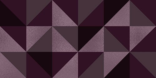 Декоративные элементы Керлайф Stella Geometrico Viola, цвет фиолетовый, поверхность глянцевая, прямоугольник, 315x630