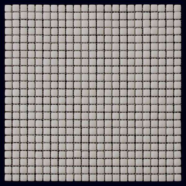 Мозаика Natural Mosaic Flex W-01 (Стекло), цвет серый, поверхность глянцевая, квадрат, 315x315