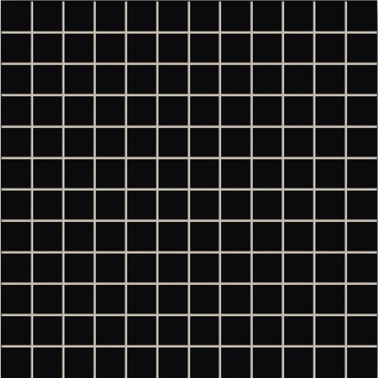 Мозаика Maciej Zien Piccadilly Notting Hill 1, цвет чёрный, поверхность лаппатированная, квадрат, 298x298