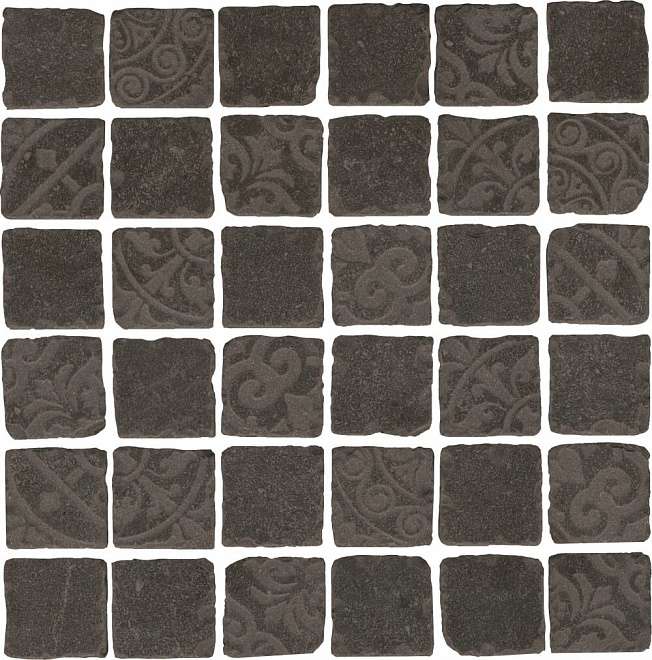 Мозаика Kerama Marazzi Декор Про Фьюче коричневый мозаичный SBM001\DD639820, цвет коричневый, поверхность матовая, квадрат, 300x300