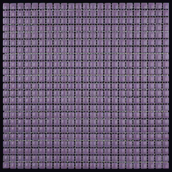 Мозаика Natural Mosaic Flex W-60 (Стекло), цвет фиолетовый, поверхность глянцевая, квадрат, 315x315